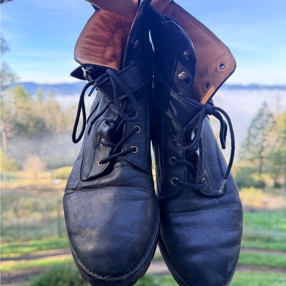 Sezane Dana Ankle Boots Smooth Black - Size 8 - Picture 3 of 5